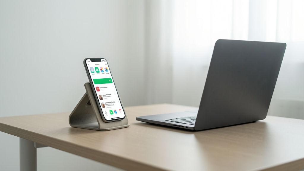 Imagem editorial ilustrando 5 apps de controle financeiro que aceitam importação de OFX bancário (e por que isso importa)